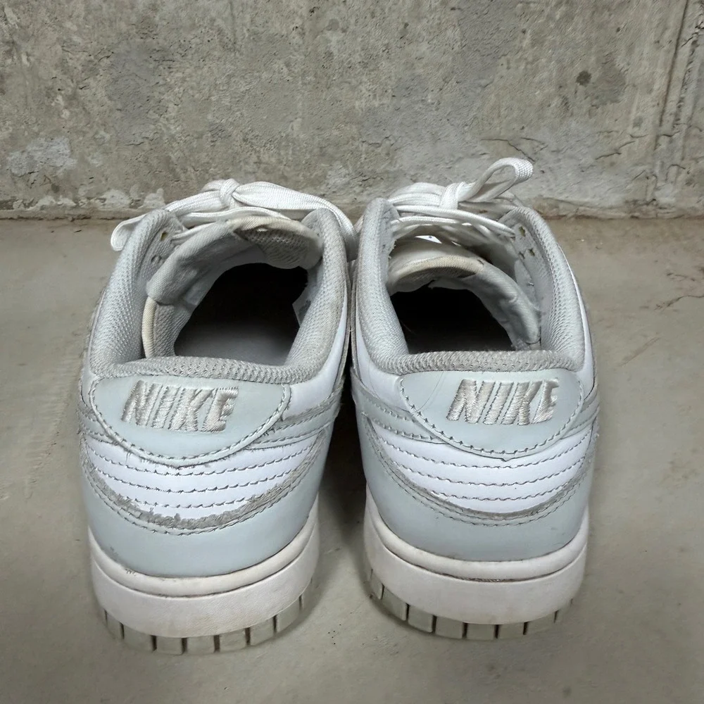 Nike‎ Dunk Low Grey Fog White Leather Sneakers DD1503-103 Womens 8.5